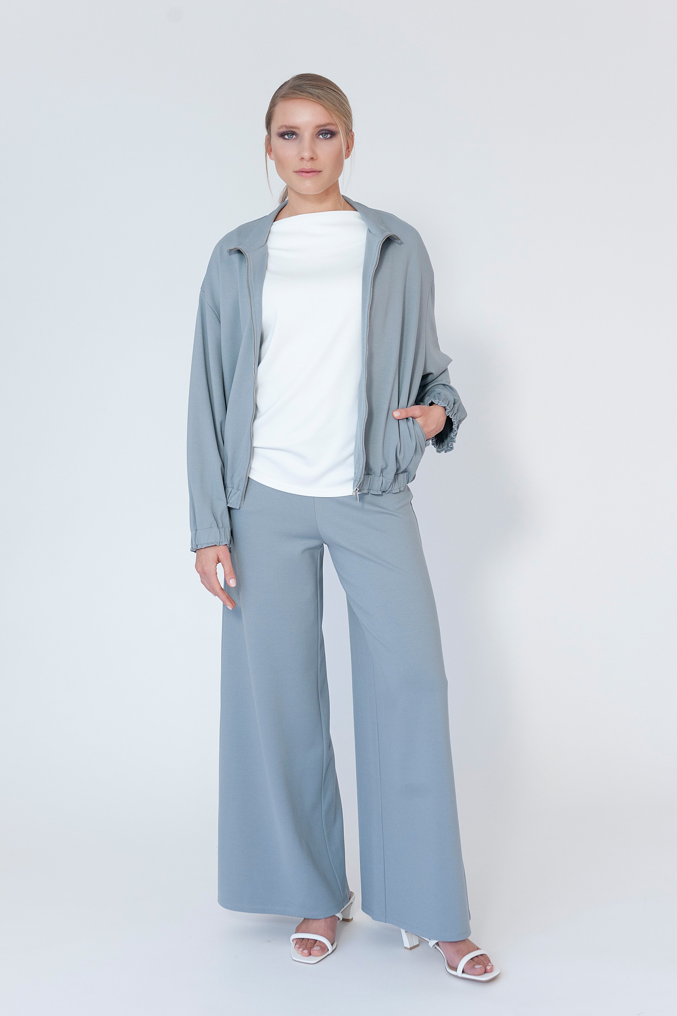 Blousen Zip Code 127 WARM METAL