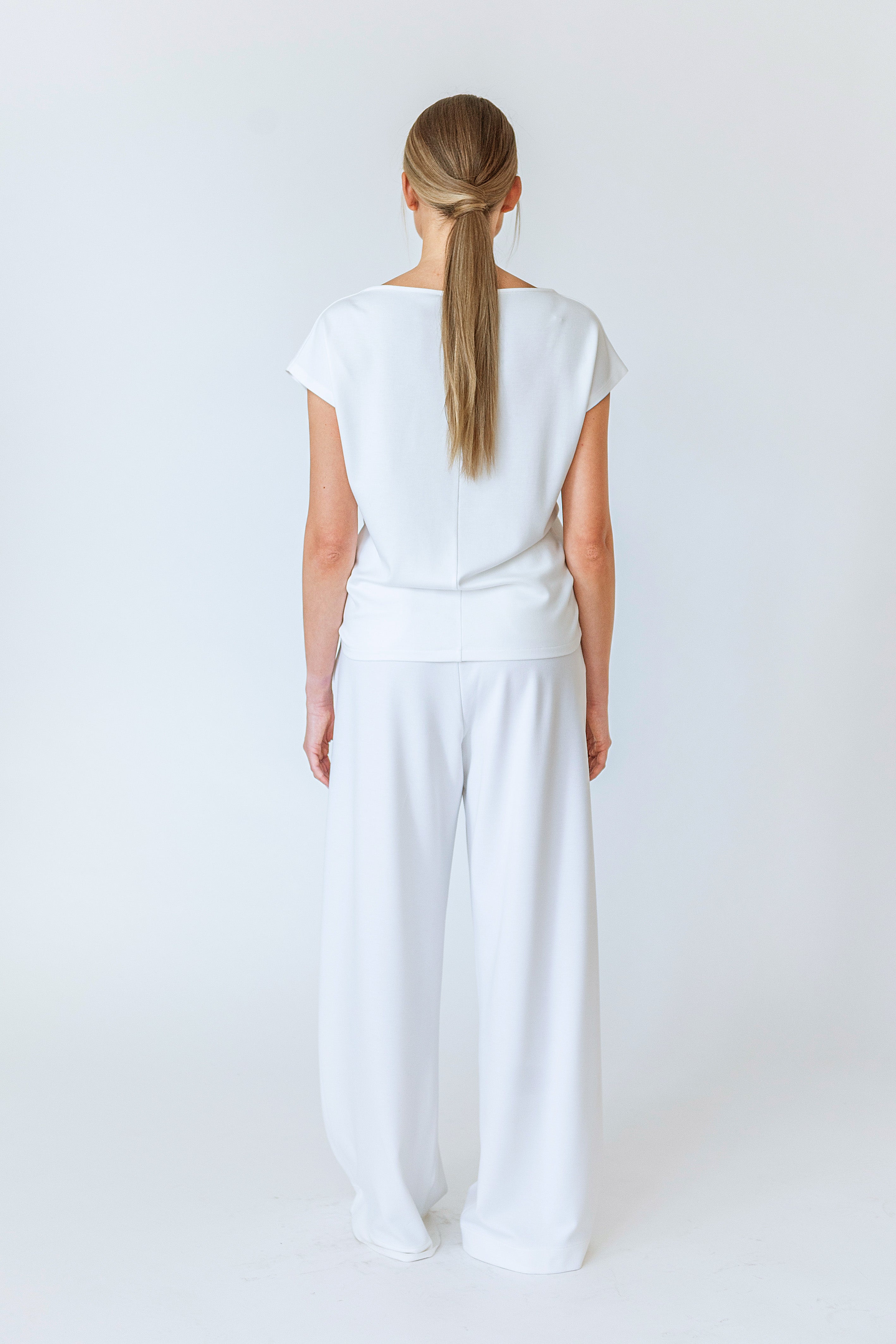 Shirt draped shoulder Code 132 OFF WHITE