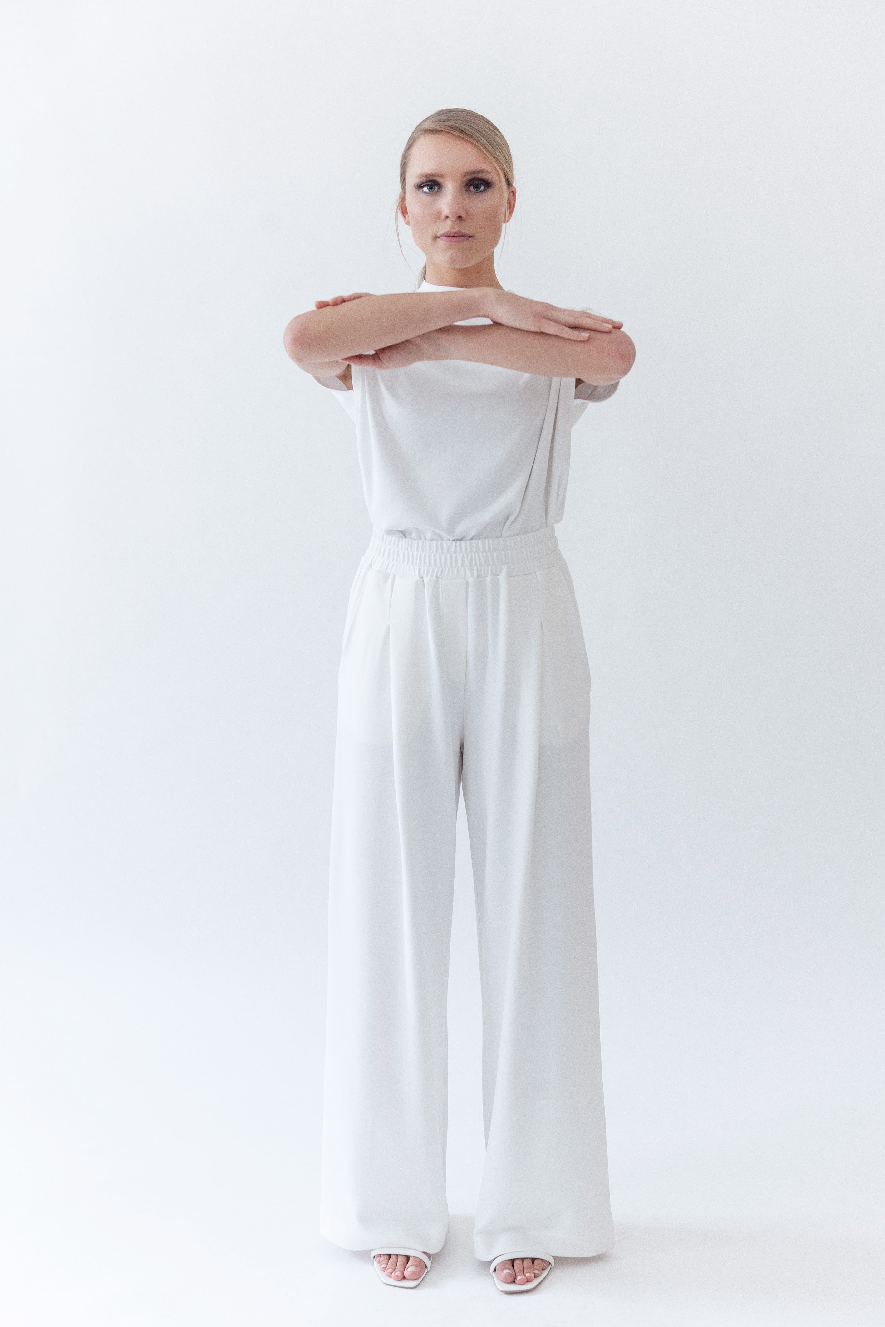 Hose Baggy inverted Pleat Code 129 OFF WHITE