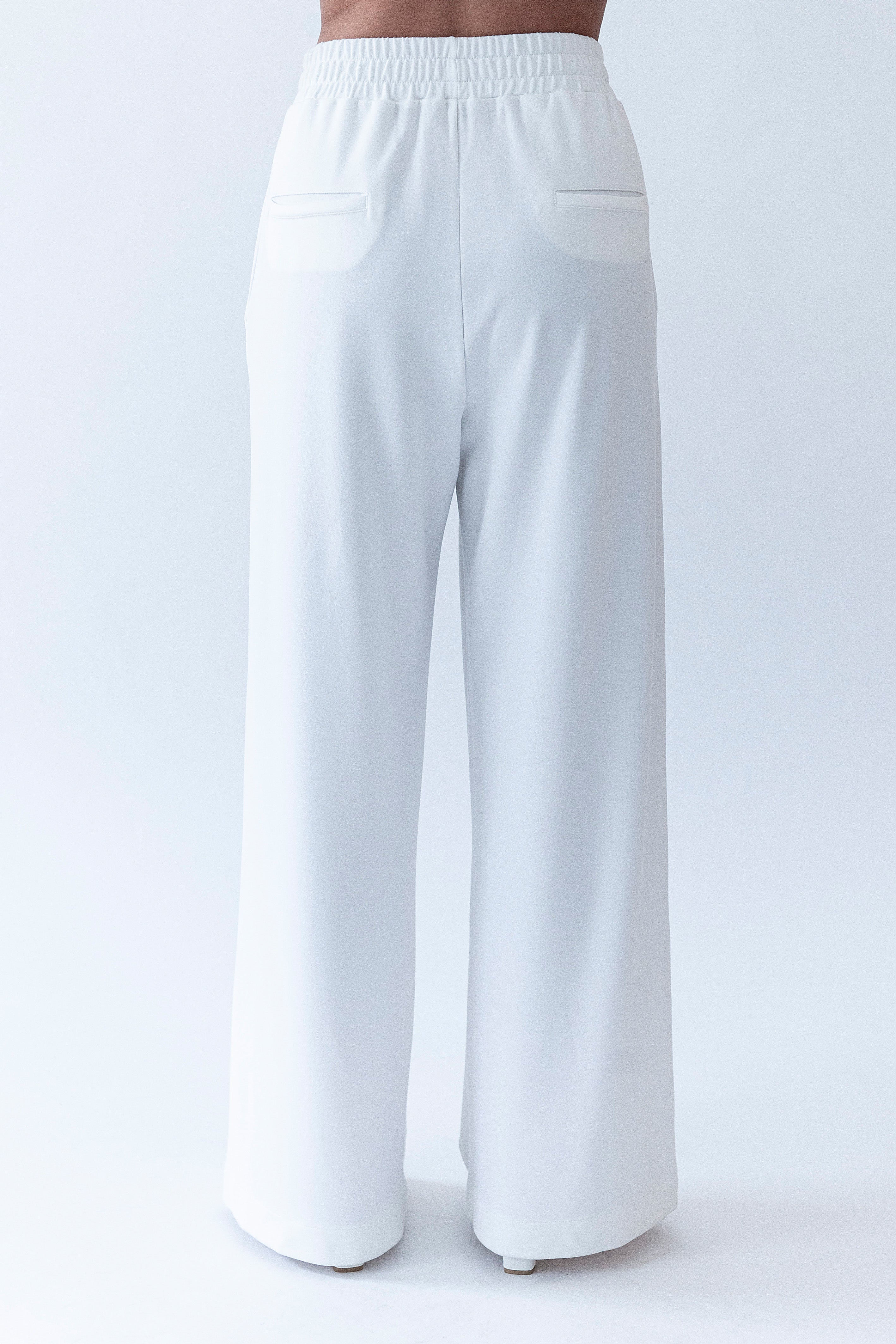 Pants Baggy inverted Pleat Code 129 OFF WHITE