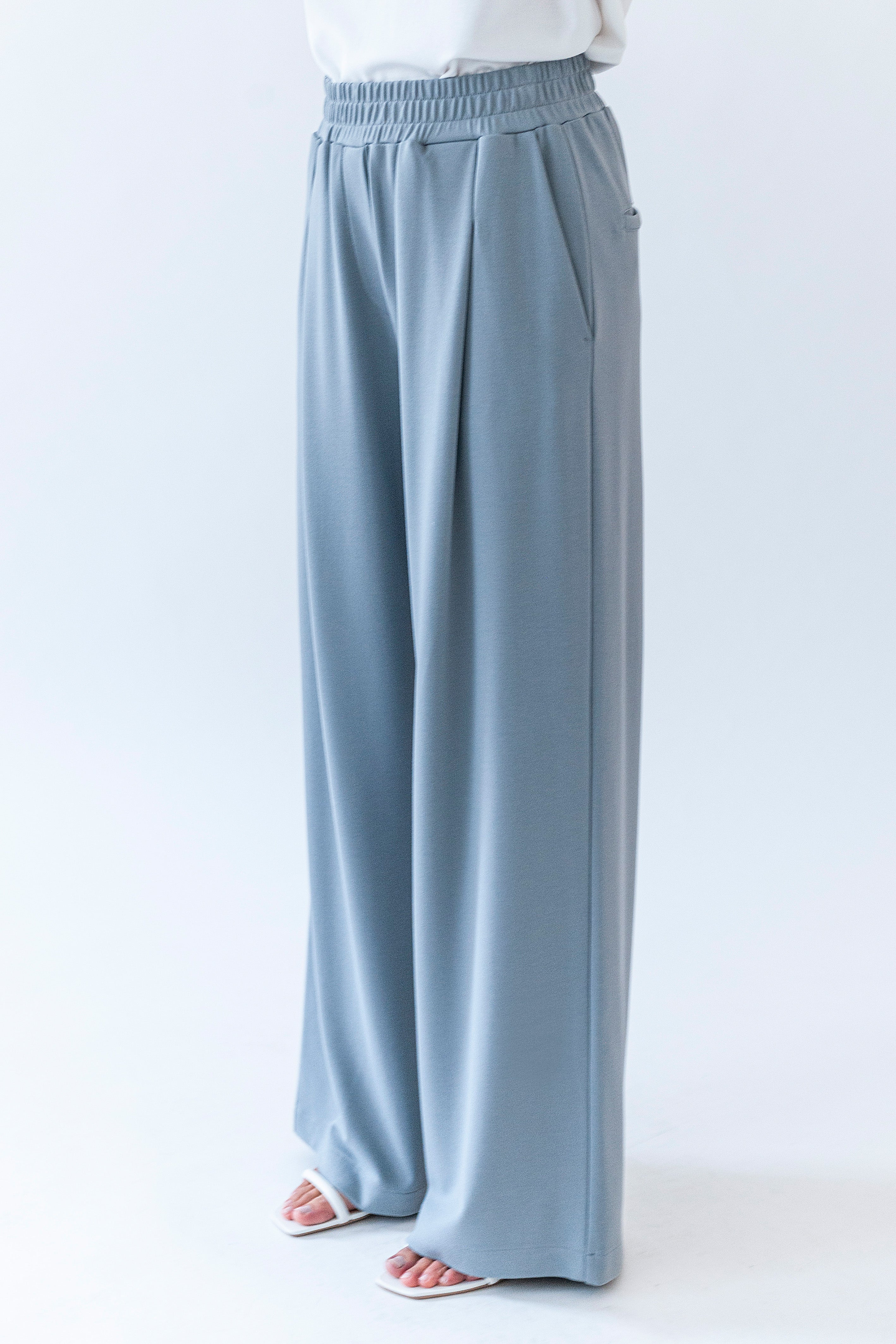 Pants Baggy inverted Pleat Code 129 WARM METAL